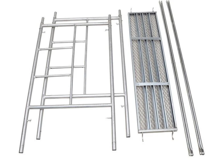 Tianjin factory h frame scaffolding system mobile moving scaffolding frame scaffold