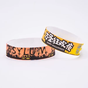 Ticket printing Tyvek Paper Wristbands Custom Personalized Printing Paper Bracelet For Events