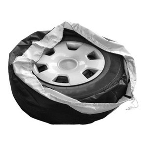 Tire Case Car Spare Tire Cover Tote Polyester Tire Storage Bags Car Wheel Protection