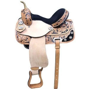 Top Quality Horse Racing Saddles Pure Leather Bates Advanta Saddle with Cair