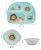 Import Top Quality Unbreakable Kitchenware Baby Bamboo Fiber Dinnerware Sets from China