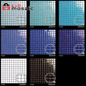 Top Rated Blue Ceramic Swimming Pool Mosaic Tile from China | Tradewheel.com