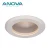 Import Top sale pure aluminum golden black silver anti glare recessed waterproof  6w 9w 12w  downlight from China