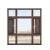 Import Topwindow Cold And Hot Insulated Double Hinged Windows Double Glass Black Vinyl Aluminum Windows Casement Window from China