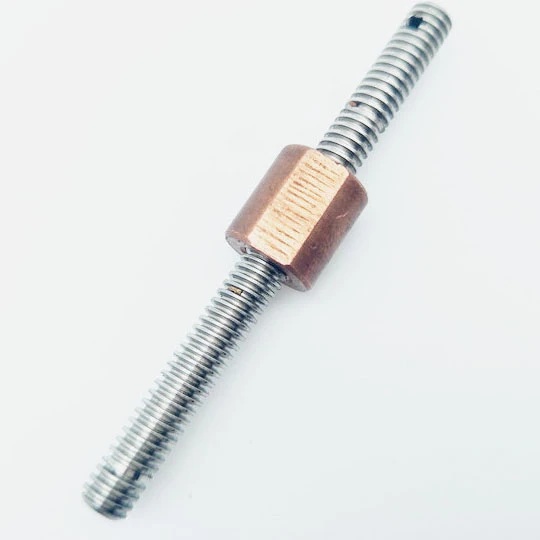 Tr5 * 1 * 2 parts stainless steel  trapezoidal screw