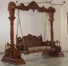 traditional wooden luxuary swing set