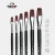 Import Transon TR1640 artist painting brush.Red nylon hair paintbrushes for oil /acrylic /gouache /water color paint from China