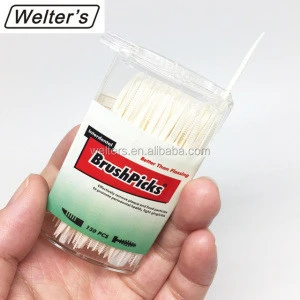 travel hygiene dental plastic toothpick bottle case
