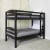 Import Twin Over Twin Dark Wood Color Bunk Bed from China