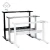 Import Two Legs Height Adjustable Table Electric Lifting Office Desk from China