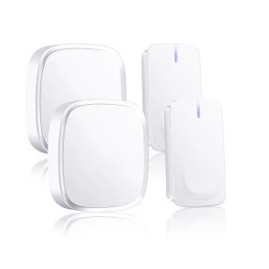 Two on two hot selling pager household wireless intelligent remote control doorbell