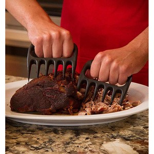 Ultra-Sharp Blades and Heat Resistant Nylon Shredder Claws - Easily Lift, Handle, Shred, and Cut Meats BBQ Tools