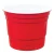 Import unbreakable quality hard plastic melamine red wine ice bucket outdoor party or bar custom logo bucket from China