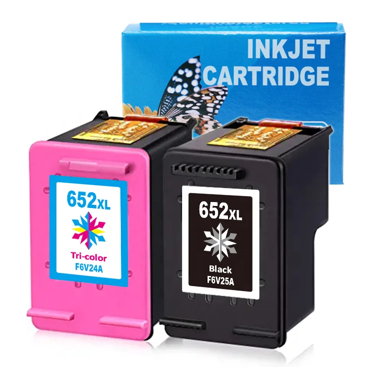 UniPlus 652 652XL F6V24A F6V25A ink jet cartridge for HP Deskjet Ink Advantage