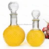 Unique shape glass wine bottles with glass ball lid for wine,tequila,vodka