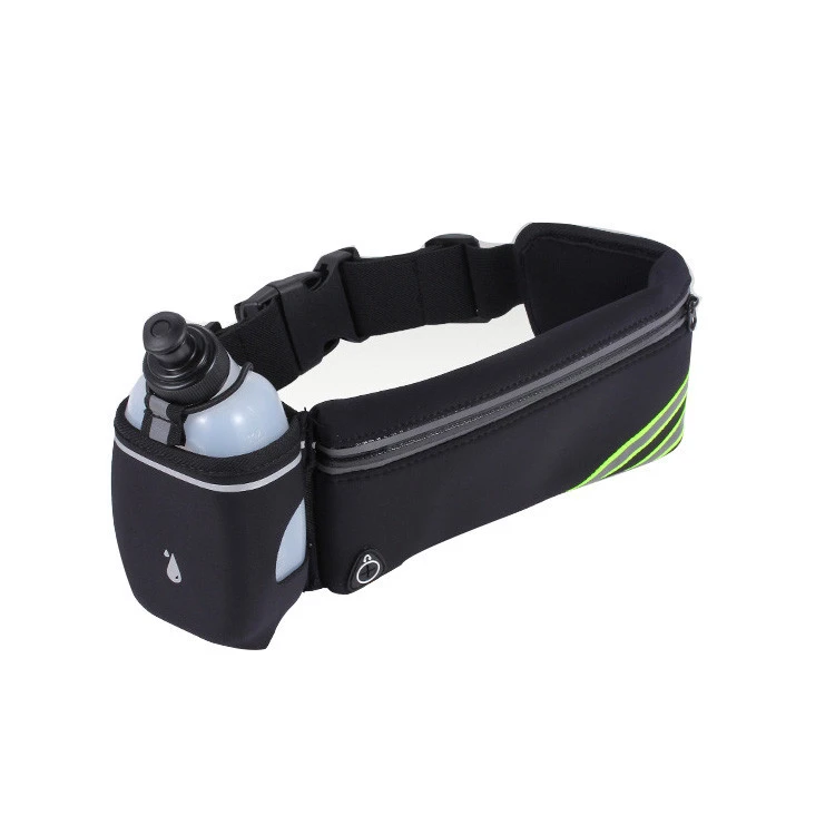 Unisex Soft Spandex Nylon Runner Cellphone Pouch  Fitness  Belt Waist bag