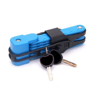 Universal Folding Bicycle Lock Steel Bike Lock Security Cable Lock Anti-Theft Combination Riding Tool for Mountain Bike