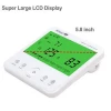 upper arm Large display with 3 color backlight blood pressure monitor, two testing mode and talking function