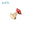 USA eco-friendly copper multi-turn handwheel brass stop ball valve