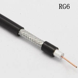 Usage CATV System Solid Copper RG 6 Coaxial Cable