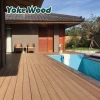 Vyokewood WPC Wood Plastic Composite Decking Oak Solid Wood Flooring Looks Like Wood Flooring for Swimming Pool