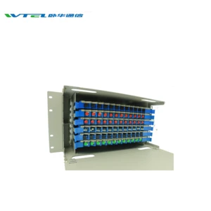 W-TEL odf fiber optic distribution rack mount odf equipment 24F ODF