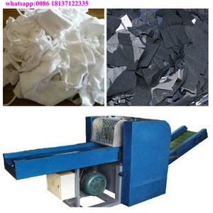 waste cloth recyling plant use scrap waste cloth rag cutting machine
