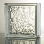 Water Bubble Glass Block clear glass brick price