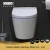 water saving round P trap intelligent  hanging smart toilet conceal tank with bidet