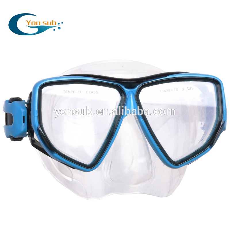 Water sports diving mask without snorkel  Diving  Vision Item Face Pcs Color Swimming Feature Liquid
