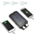 Import Waterproof Portable solar power bank charger 10000mah,solar charger power bank,solar mobile power bank with compass and led from China
