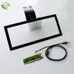 Waterproof Touch 12.3 inch transparent capacitive touch screen sensor panel