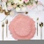 Import wavy plastic purple pink rose gold beaded white black charger plates new wedding and restaurant decoration charger plate wedding from China