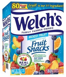 Welch&#39;s Mixed Fruit Snacks 80-Count