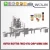 Welin Mini Smart Weight filler 4head bottle jar filling sealing line for small granules, seeds, rice, nuts or beans, etc.