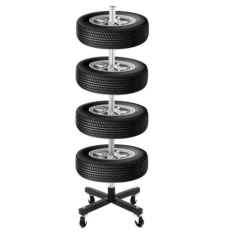 Buy Wheel Tree Car Wheel Tire Holder Rack Rim Storage Stand Rack With 2 ...