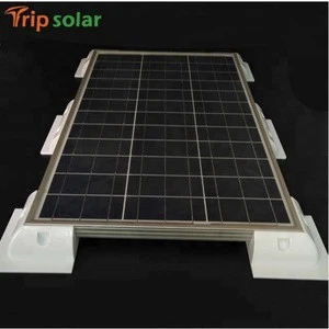 White ABS Solar Panel Corner /Side Mounting Brackets
