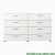 Import White chest of drawers wooden clothes storage cabinet dresser furniture from China