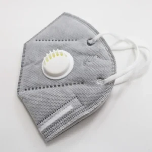 White Color Kn95/Ffp2 Face Masks with a Breathing Valve