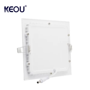 white housing recessed square surface 6w led panel lights