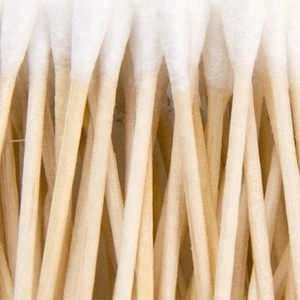 White Make-Up Plastic Stick Cotton Buds Swabs, Double Tip Cotton Buds