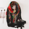 Wholesale 180*90cm cotton fabric scarf tassel scarf 40 types shawl plain scarf