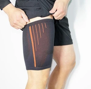 Wholesale adult exercise protective thigh pad thigh supporter for sports safety