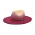 Import Wholesale Autumn Winter Wide Brim Unisex Hats Ombre Color Wool Felt Fedora Hats With Thin Belt Buckle Large Brim Panama Jazz Hat from China