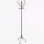 Import wholesale cheap convenient black metal coat rack for clothes from China