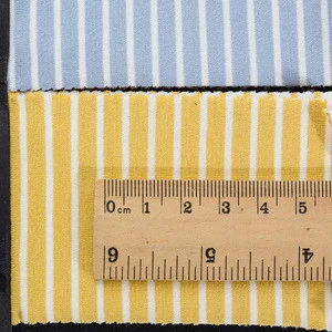 Wholesale cheap striped plain weave cotton rayon fabric