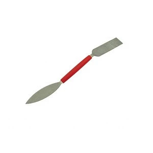 Wholesale China Double Sided Spatula Carbon Steel Plastering Trowel with red color Plastic Handle small trowel