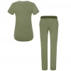 Wholesale Custom Fashionable Nurse Uniform Designs Nylon Rayon Spandex Medical Scrubs Nursing Uniform