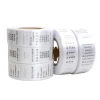 Wholesale custom low price quality silk Satin Printed Garment Care washing Label for clothing