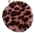 Import Wholesale Custom Round Triangel Leopard Fur Coin Purse with Zipper from China